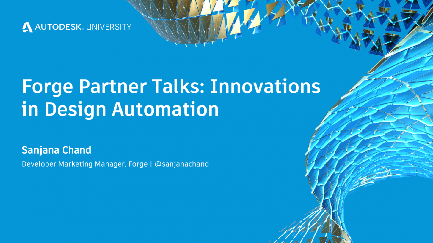 Forge Partner Talks: Innovations in Design Automation