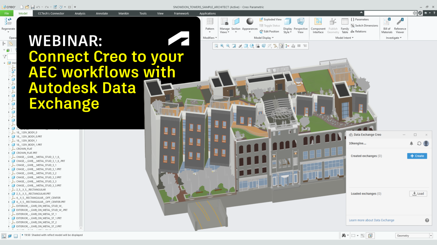 Connect Creo to your AEC workflows with Autodesk Data Exchange