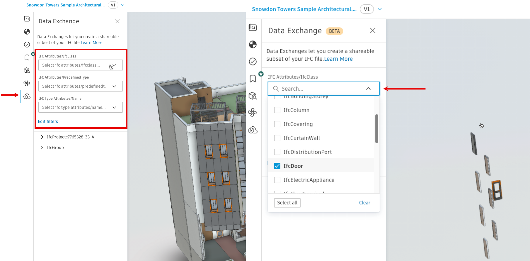 Data Exchange for IFC