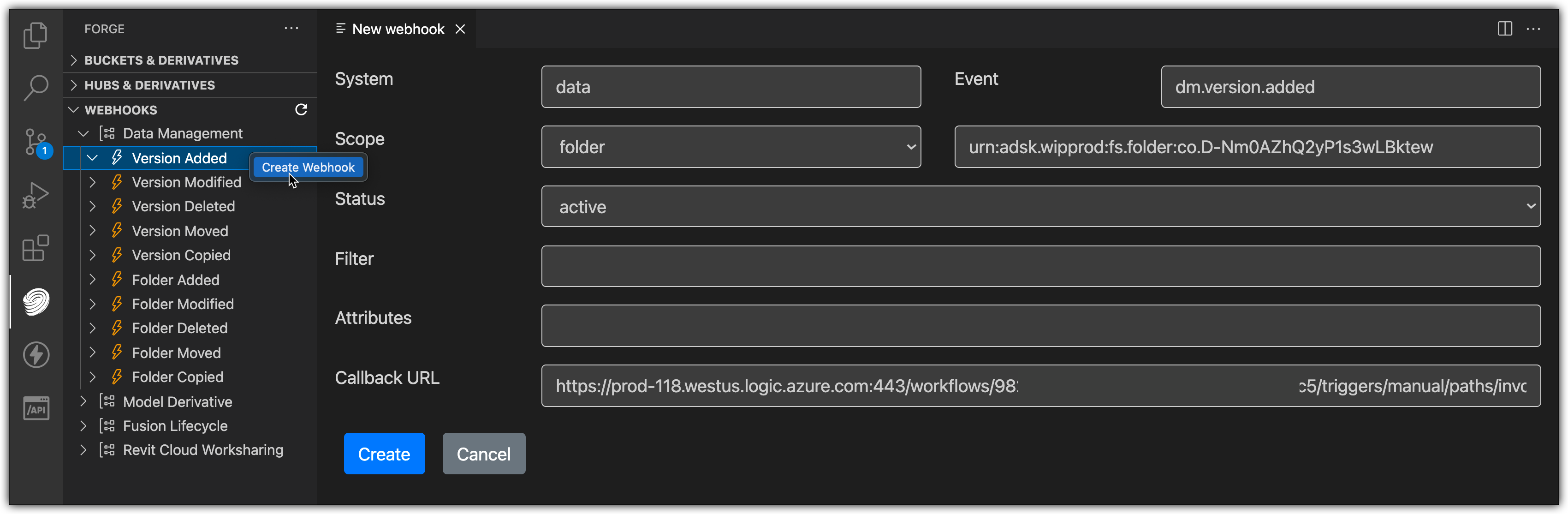 Automate RtbF Processing with Webhook and Open Cloud