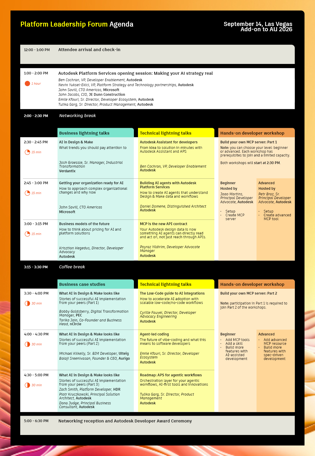 PLF agenda Sept 9