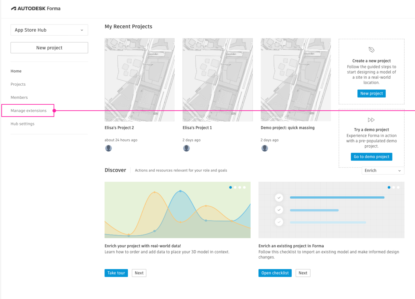 Forma App Store experience for publishers