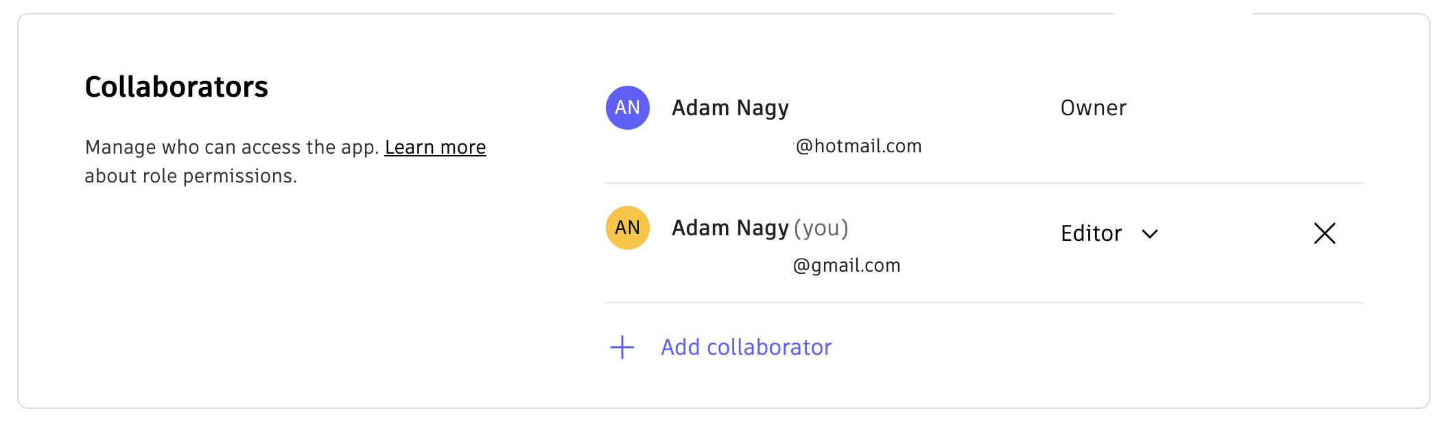 APS app owner and editor