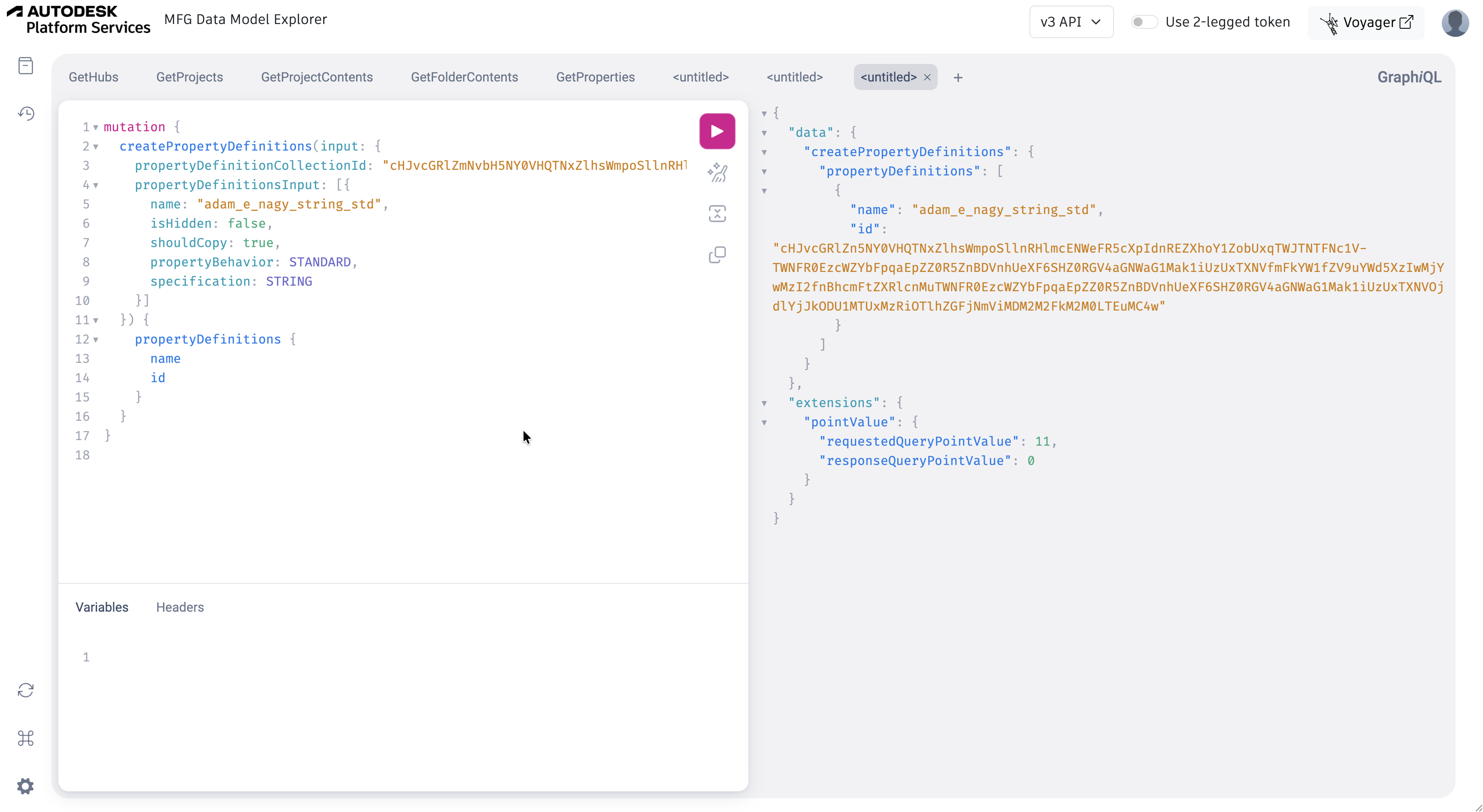 Create STANDARD property