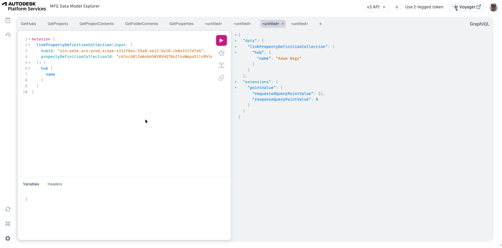 Link collection to hub
