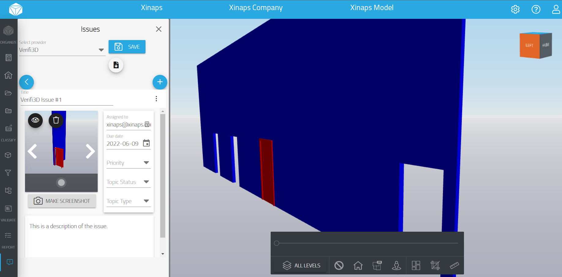 Verifi3D clash detection