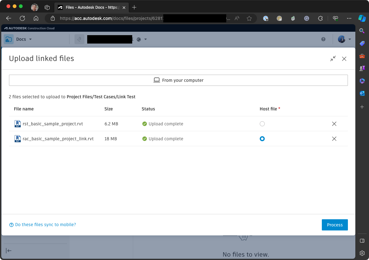 acc docs upload linked files