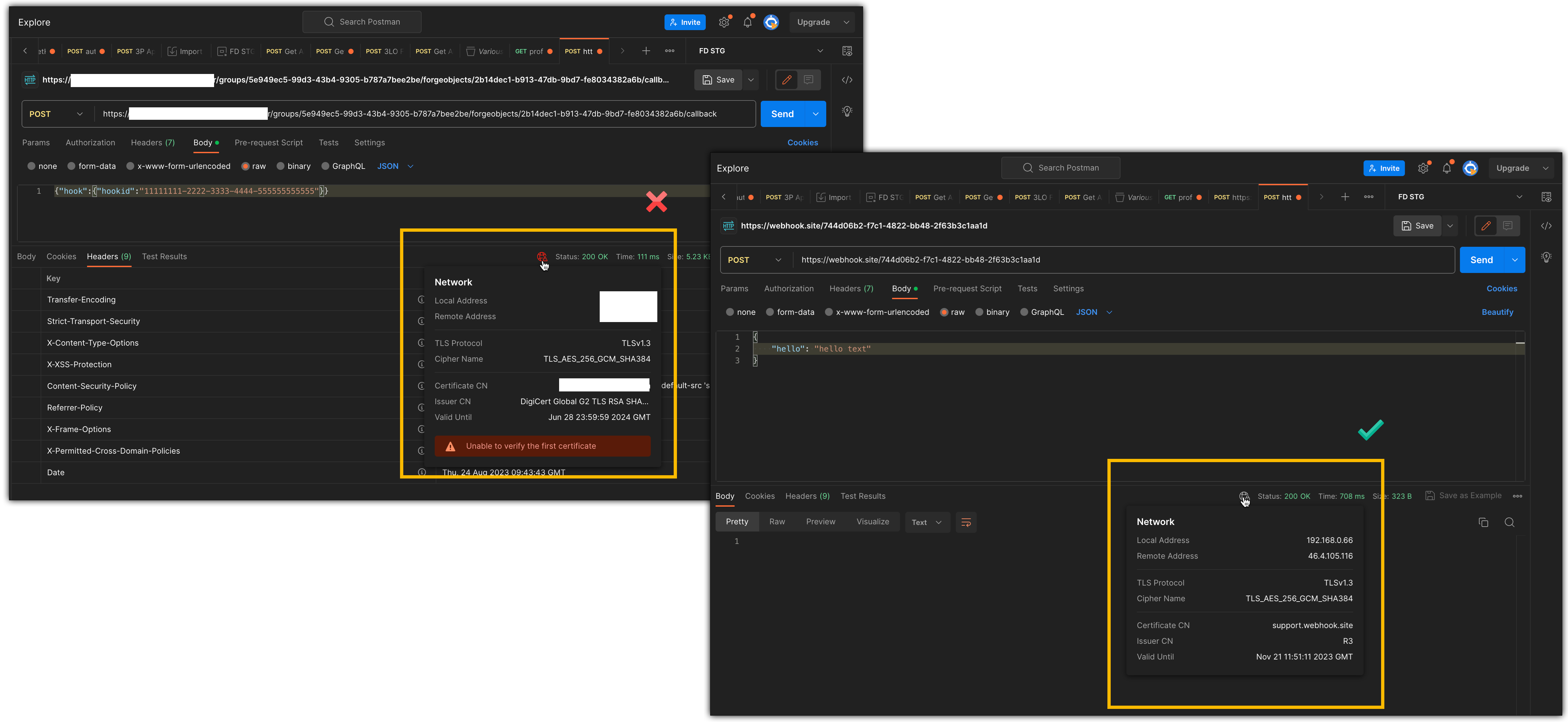 SSL certificate issue