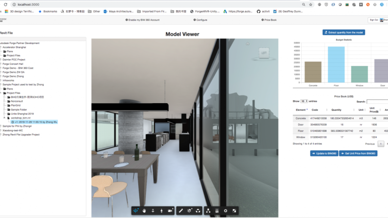 Extract quantity using Revit.IO and generate budgets in BIM 360 Cost module
