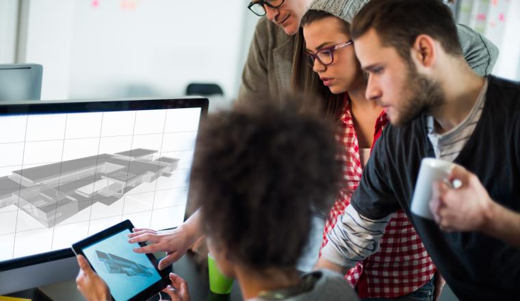 nCircle Tech background